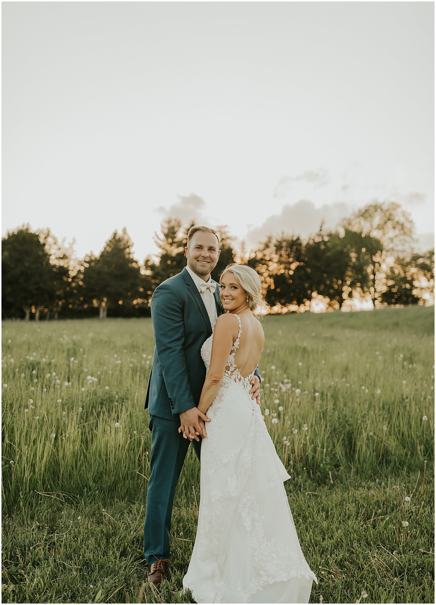  bride and groom first look before their wedding in Minnesota 