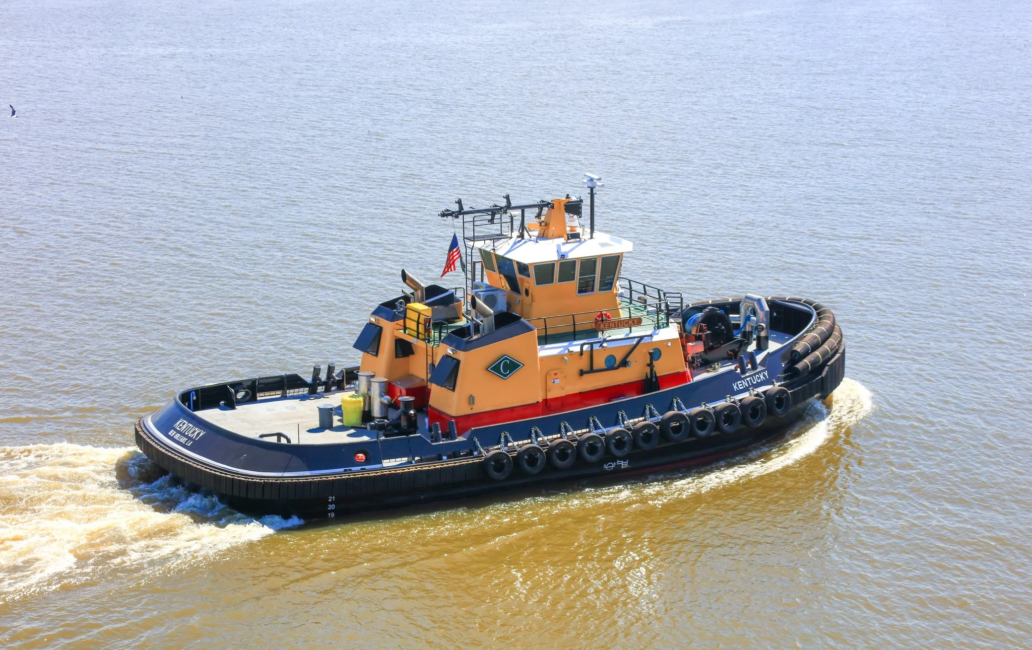 Crescent Towing Adds New 6,000 HP Z-Drive Tugboat to Mississippi River Operations