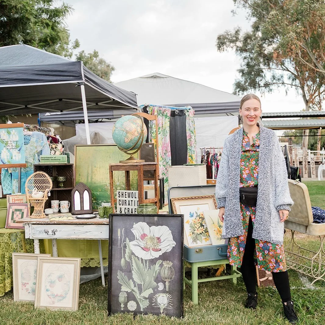 Meet the vendor🕰️🖼️🧺

Ashley from @shewolfe.cc has been curating vintage goods for almost 20 years and has been a vendor at OTFM for almost 10! In addition to vintage items, she also incorporates handcrafted herbal products like elderberry syrup k