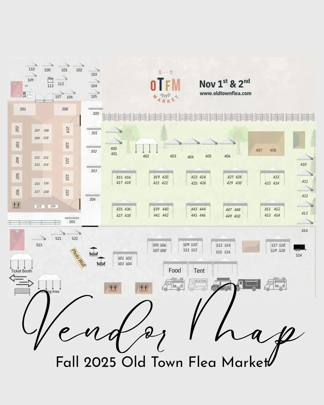 The vendor map is live on our website!! Comment map and we&rsquo;ll send you the link so you can find out where all of your favorite vendors will be. We can&rsquo;t wait to see you next weekend 🤍 

📍Clovis Rodeo Grounds
🍂 November 1 &amp; 2
🕊️ Sa