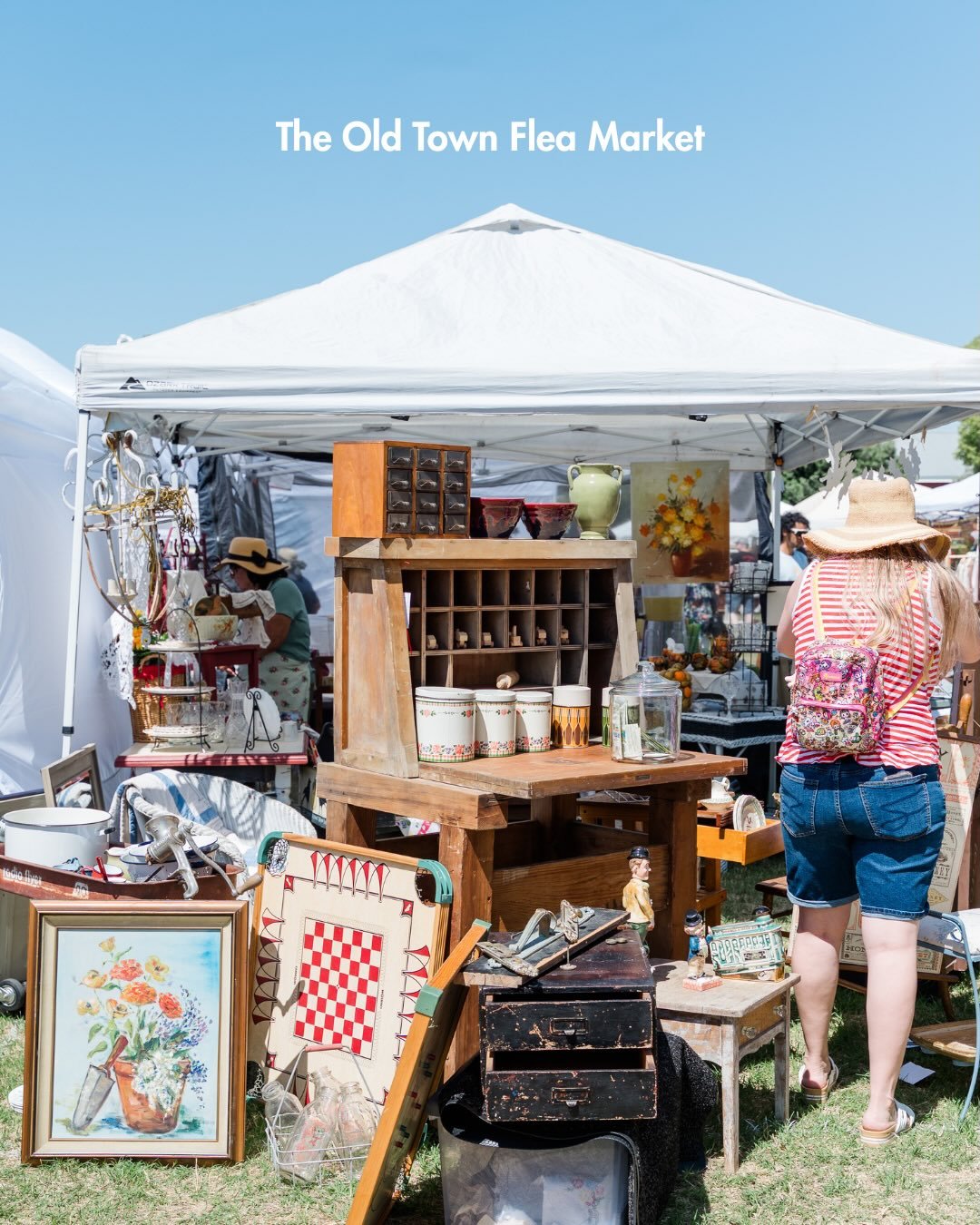 We are officially less than a month away from the Old Town Flea Market! Comment ticket and we&rsquo;ll send you the link 😍 Don&rsquo;t forget to buy one for you and your mom! 🌼

🩷 May 9 &amp; 10
🐎 Clovis Rodeo Grounds
