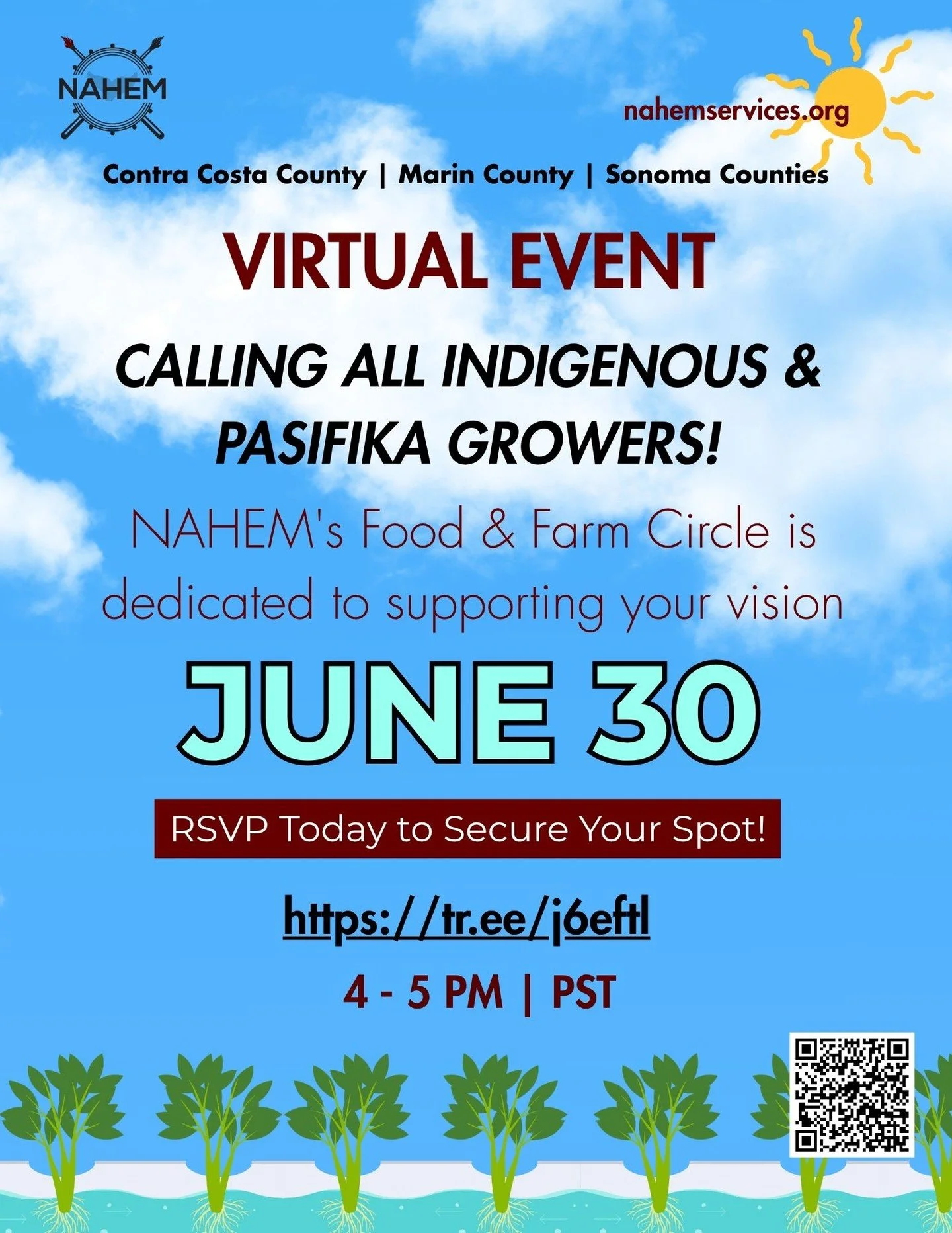 🌱 The Food &amp; Farm Circle 🌱

Calling all North American Indigenous kin, including our Indigenous Latinx and Pasifika communities! Join us for an online forum centered on stewardship, solidarity, and traditional ecological knowledge (TEK). Togeth