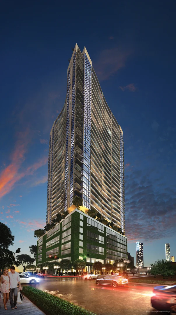 Brickell Miami Canvas Rendering