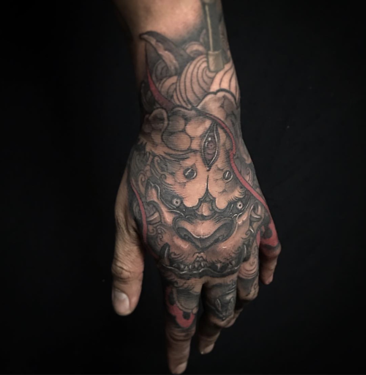 Giant Asian Dragons Tattoo On Hand  Tattoo Ink Master