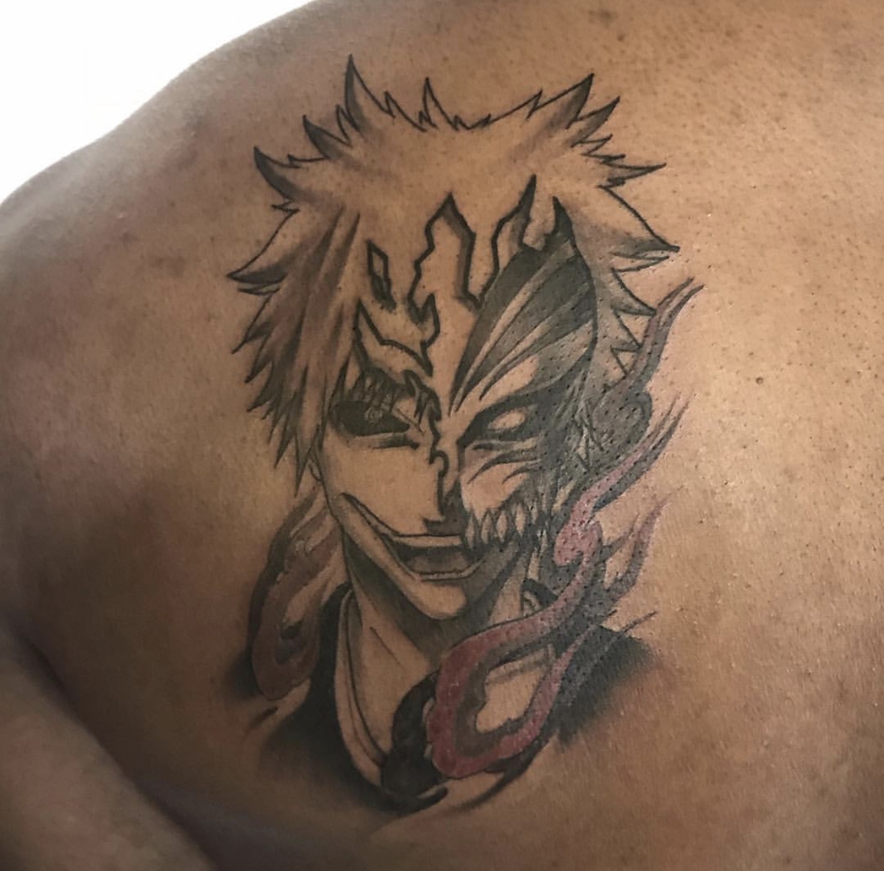 Died Rich Tattoo  Ichigo Kurosaki hollow form bleach bleach  ichigokurosaki anime neotraditional interpretation tattoo tattoodesign  tattooapprentice design drawing inked ink tattooartist artist  künstler kunst dailydrawing practice 