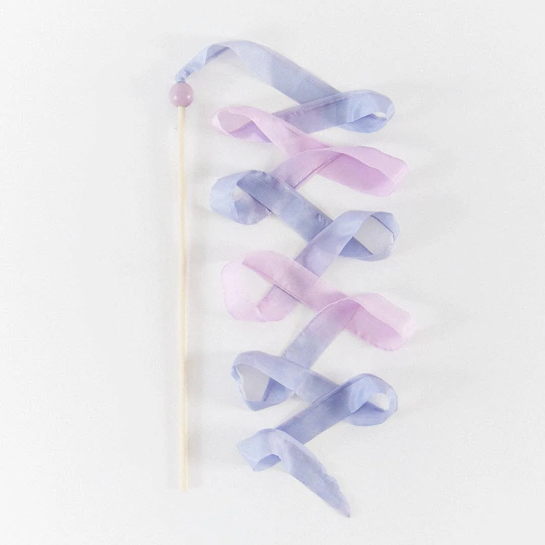 Flower power Gymnastics Streamer - Sarah's Silks