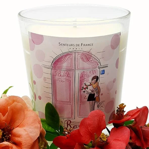 Paris Rose scented candle - Senteurs de France