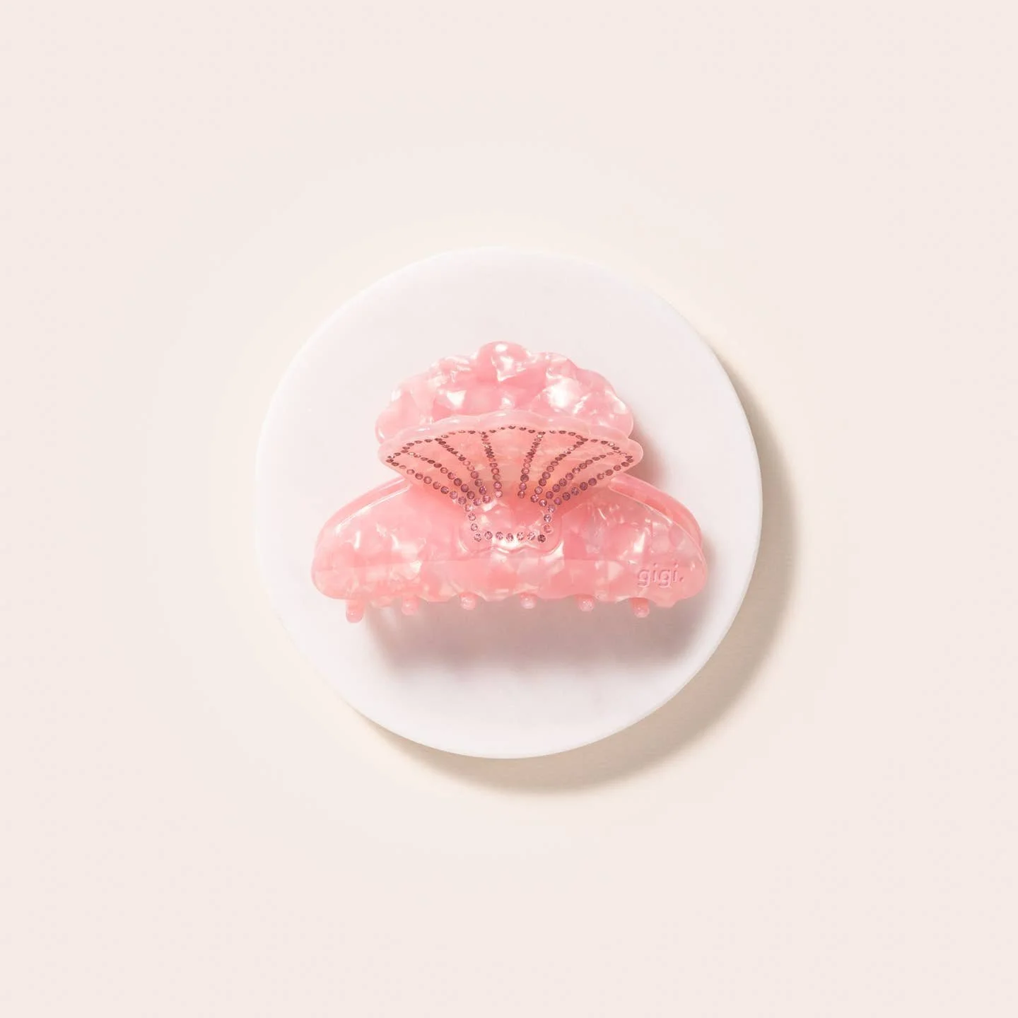Pink Shell Hair Clip - My name is GIGI