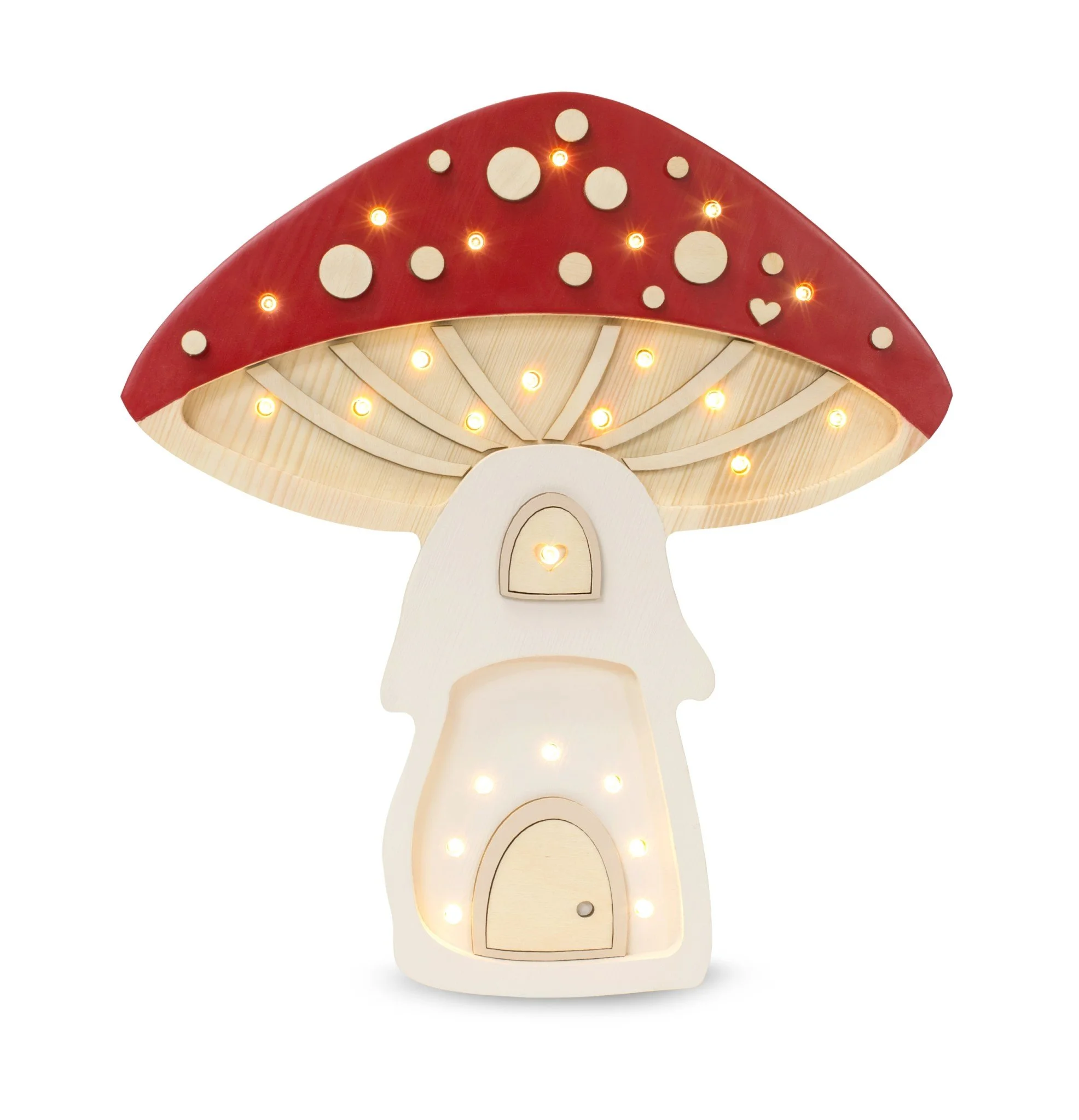 Fairies Toadstool Mushroom House Lamp - Little Lights