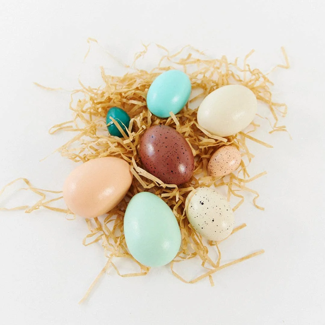 Painted eggs (set of 8) - Sarah's silks
