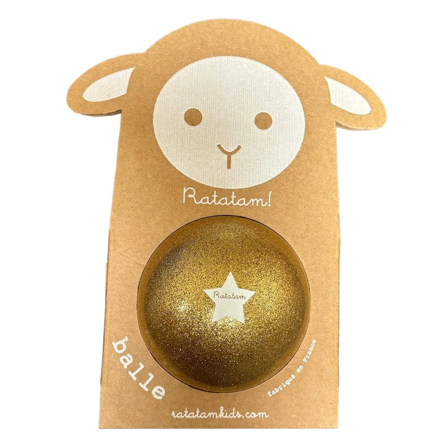 Small Golden Glitter Ball - Ratatam