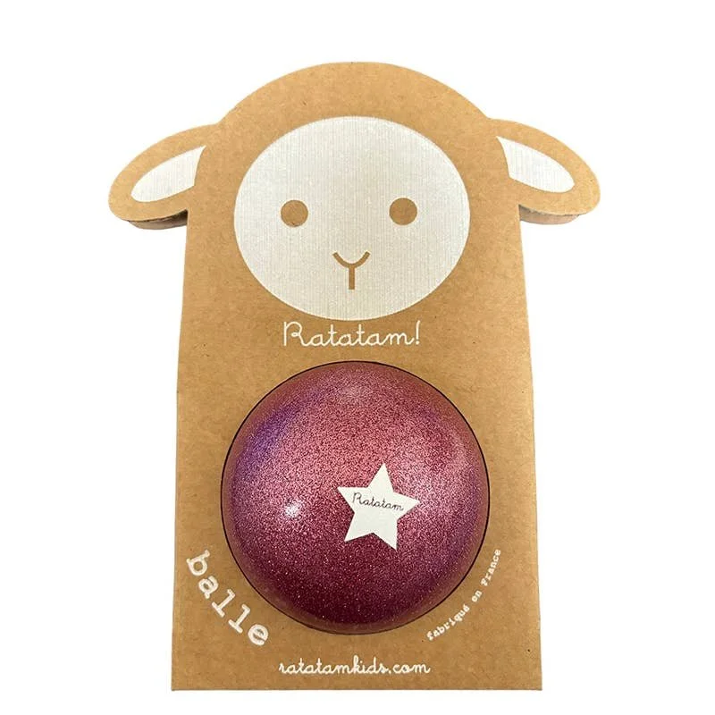 Small Pink Glitter Ball - Ratatam