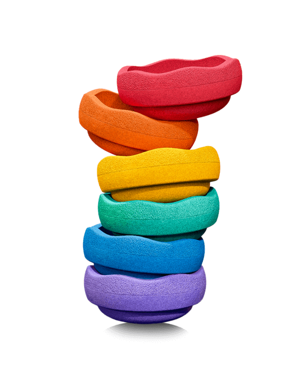 Stapelstein original rainbow