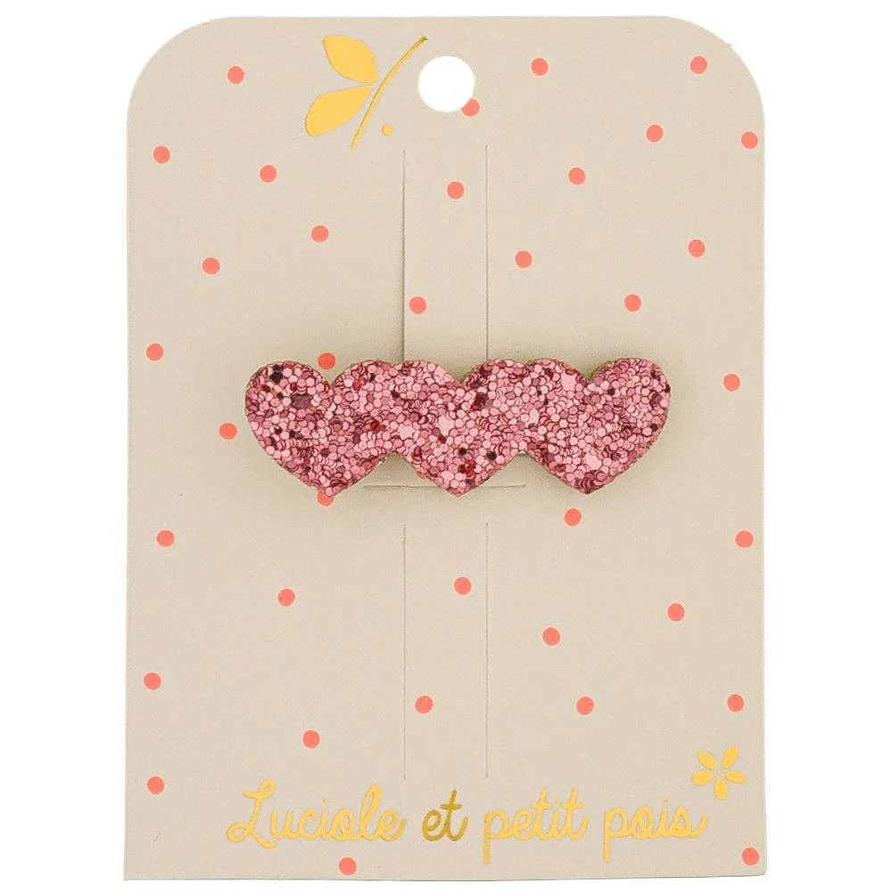 3 Raspberry Hearts Bar - Luciole et Petit Pois