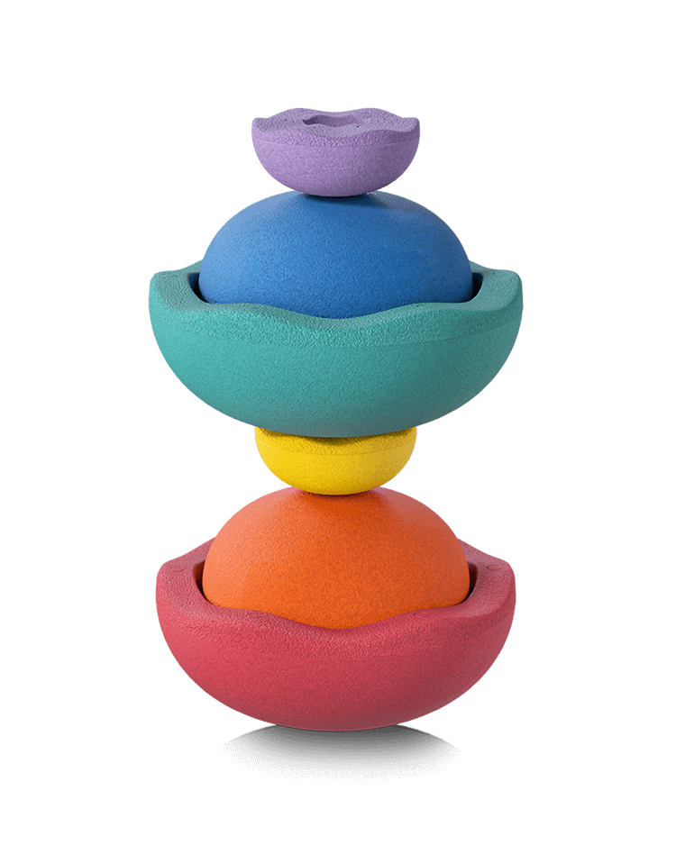 Stapelstein Inside rainbow