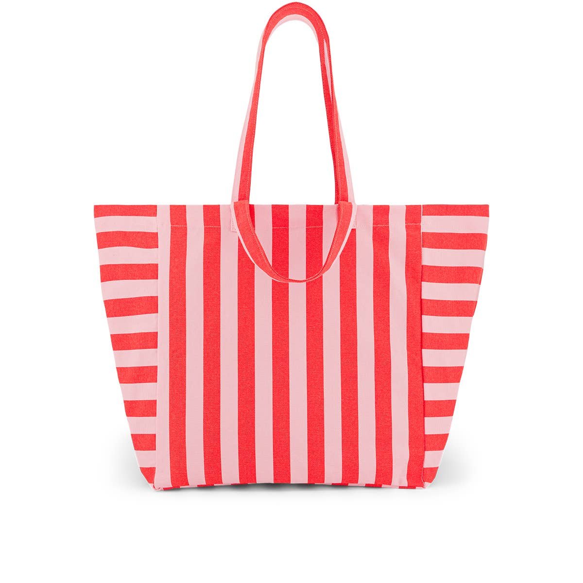 Elisa Tote Bag Tomato Stripes - Rose in April