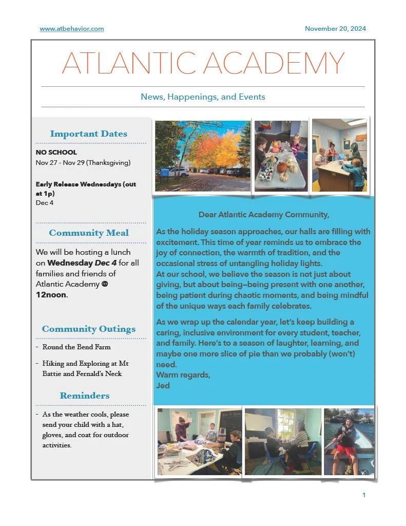  November 2024 Newsletter  