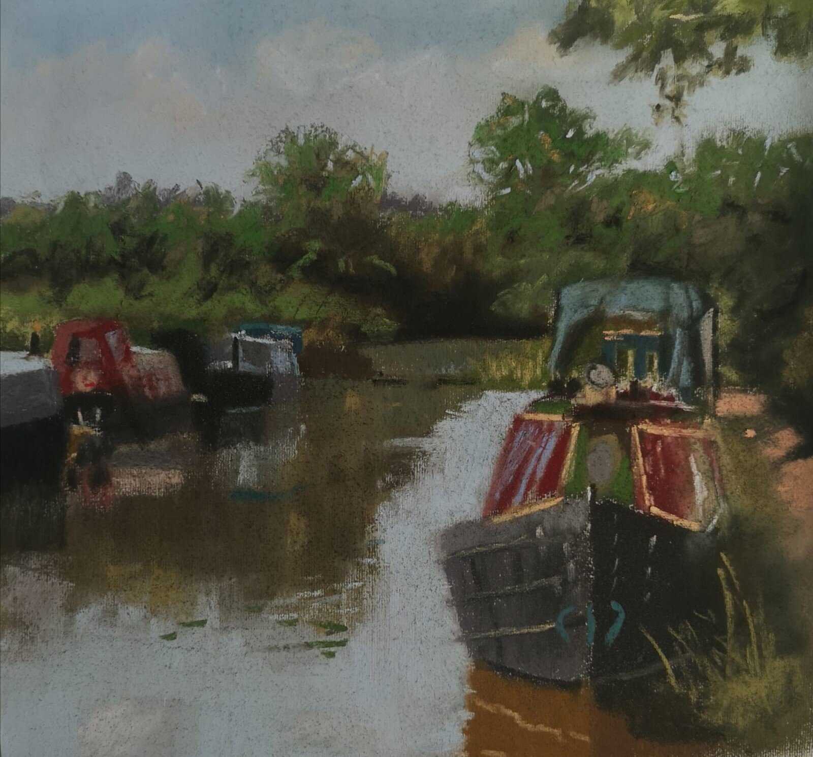 Barges at the Navigation