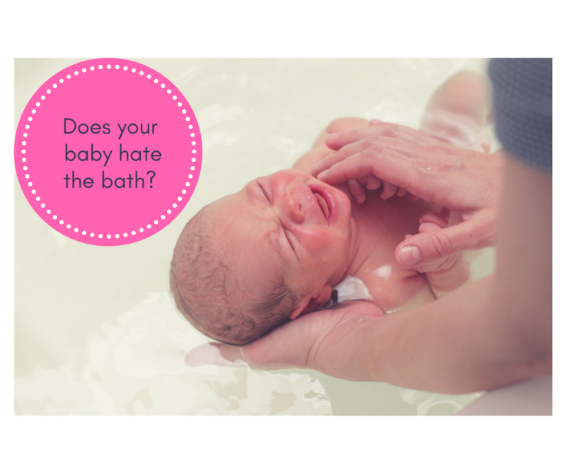 baby hates bath