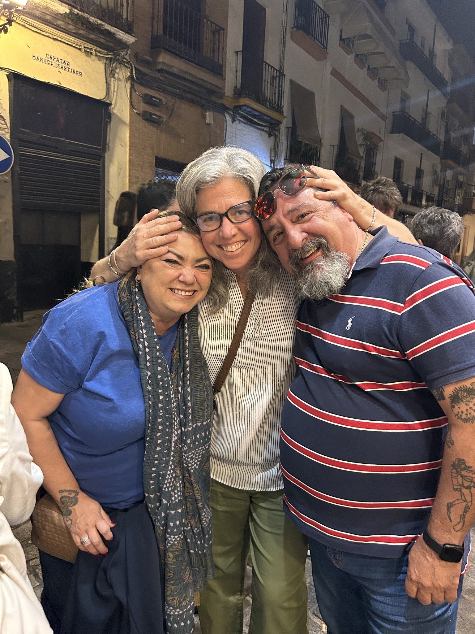 Here are my Spanish host &quot;parents&quot; who are two of the most incredible people I know.

I was only 19 back in 1995 when I studied abroad in Sevilla and they were 23! 

💃They were so incredibly kind &amp; generous and FUN.💃

And between them