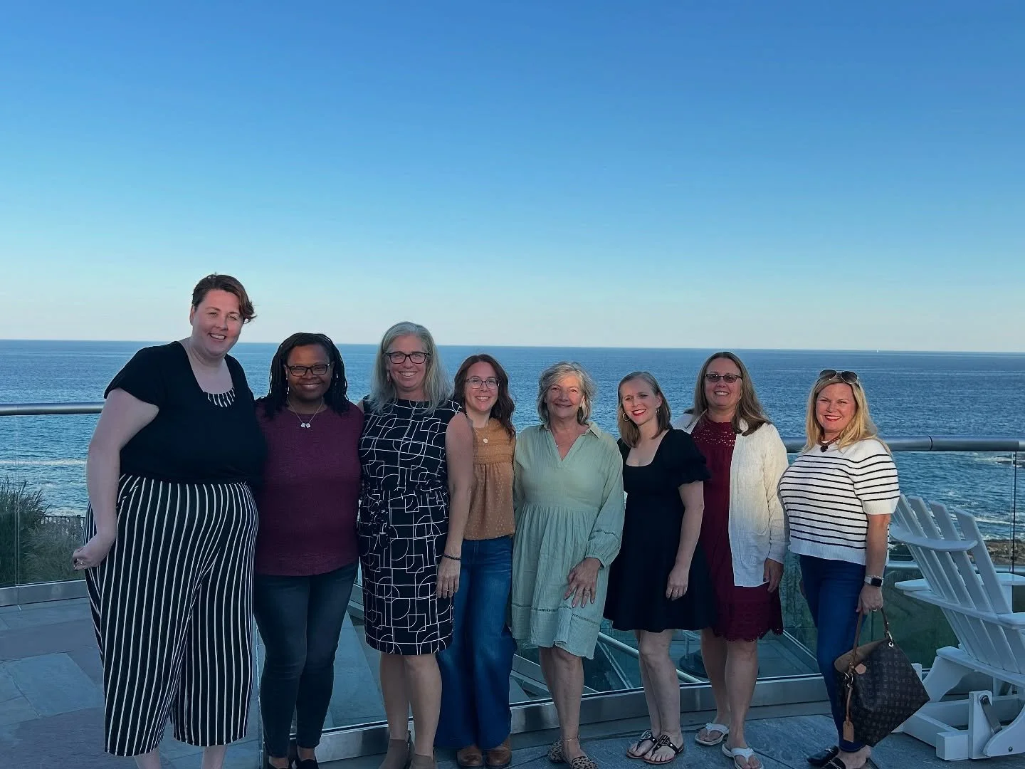 Evenings and mornings with this heart centered group of doulas is everything. 

The conversations that get deeeeeep almost instantly, then the hysterical laughter and then the business dreams and discussions that evolve from that ARE the secret to su