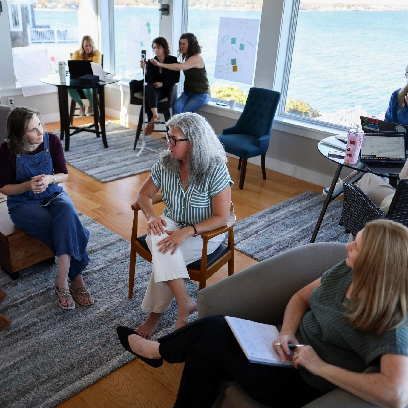 I WISH that we could do our Office Hours in person for My Doula Village all the time (that's what we always say on the Maine Retreat - that it feels like Office Hours, but in person) because the way the energy gets amplified in person is like nothing