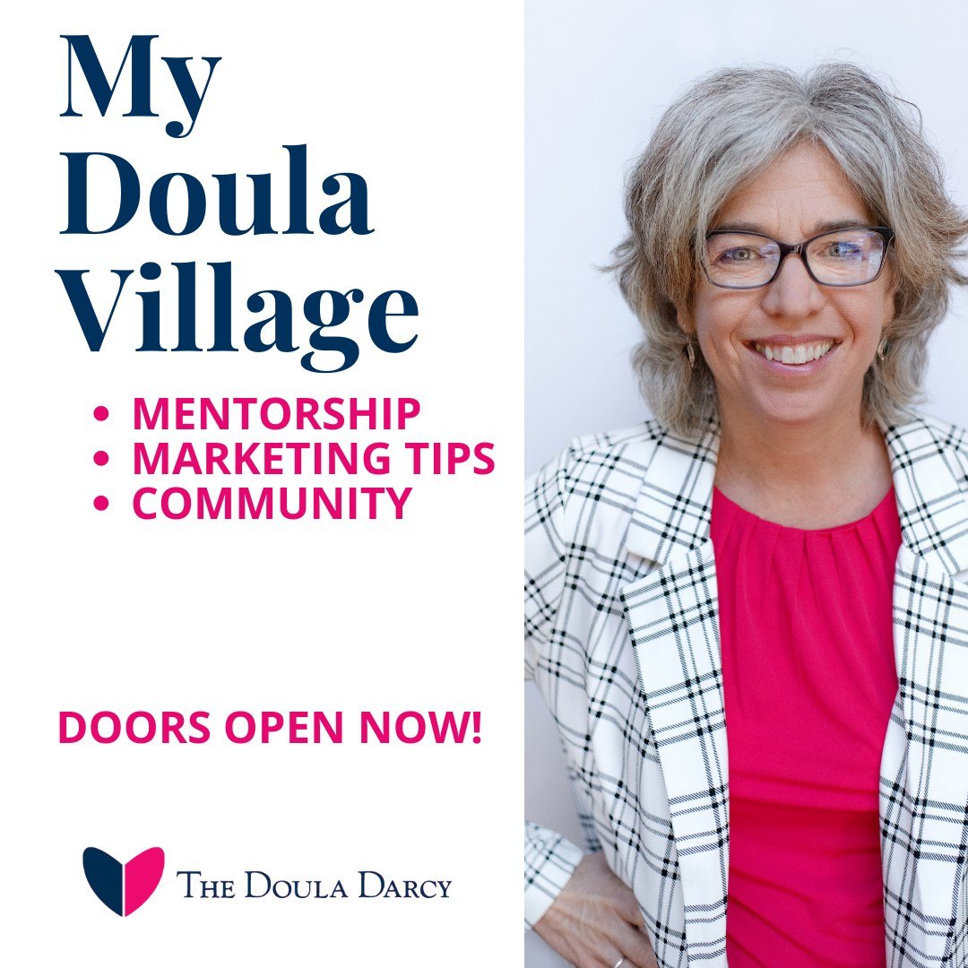 Stop spinning your wheels! 

Get the mentorship, strategies and community you need to make your doula business a total success.

Comment VILLAGE and I'll DM you the link to join.