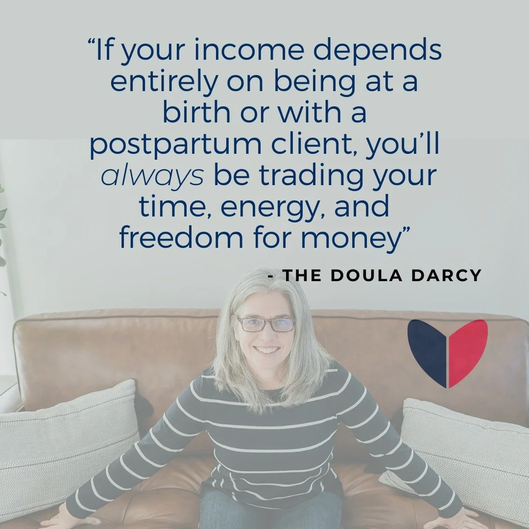 You don't have to choose between your calling as a doula and your family life.

You just need a business model that supports both.