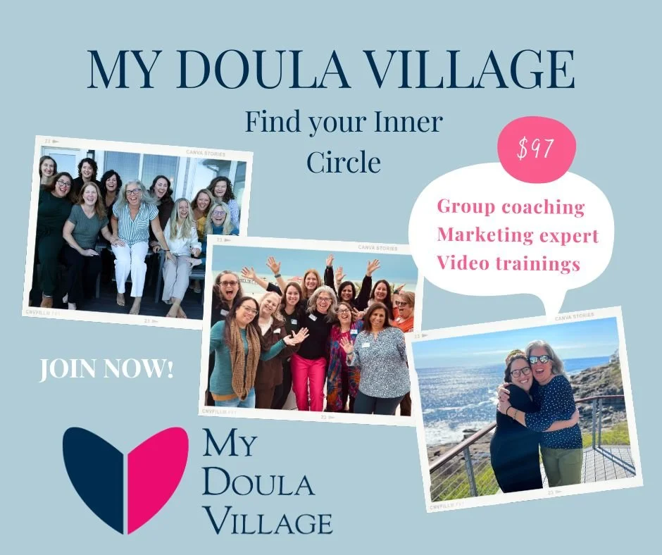 Running a doula business can feel incredibly lonely, especially when you&rsquo;re doing &ldquo;all the right things&rdquo; and still questioning yourself.

My Doula Village is the place where we say, "You come for the marketing tips, but you STA