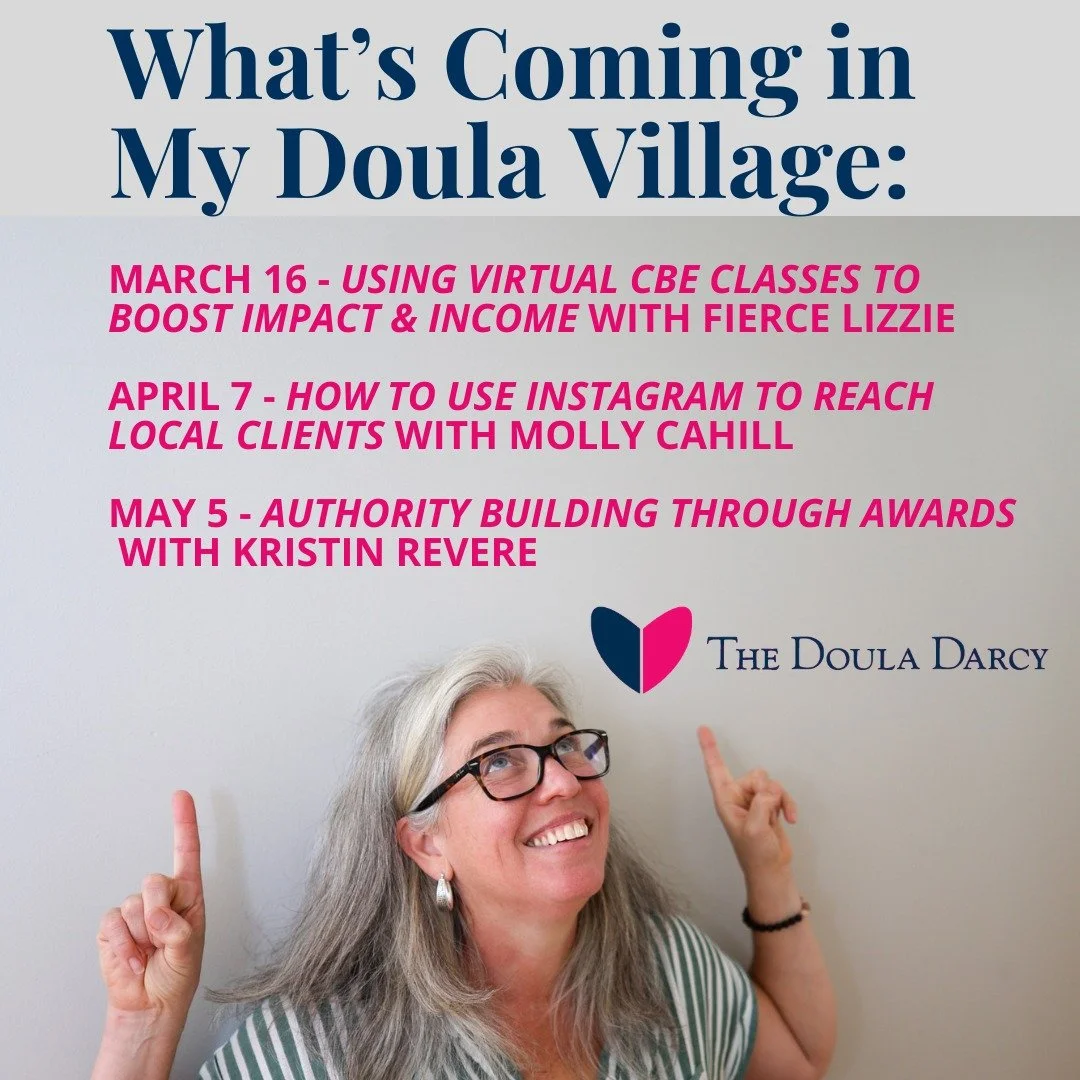 If you want to build a high-earning doula business by creating a rock-solid marketing foundation and premium offers that attract your dream clients...

GET 👏IN 👏HERE 👏NOW👏

I'm closing the doors on Friday so I can focus on serving inside.

Commen