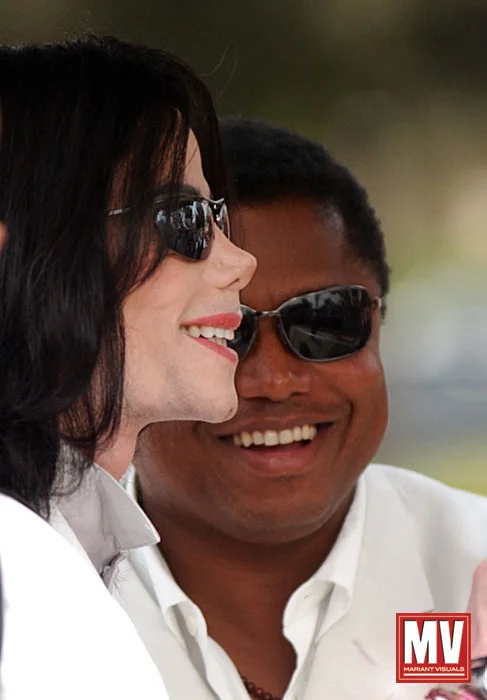 Musicians Michael & Randy Jackson