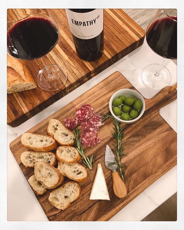 is this how we should be doing social distancing and self-quarantine? 🍷🧀🥖✨