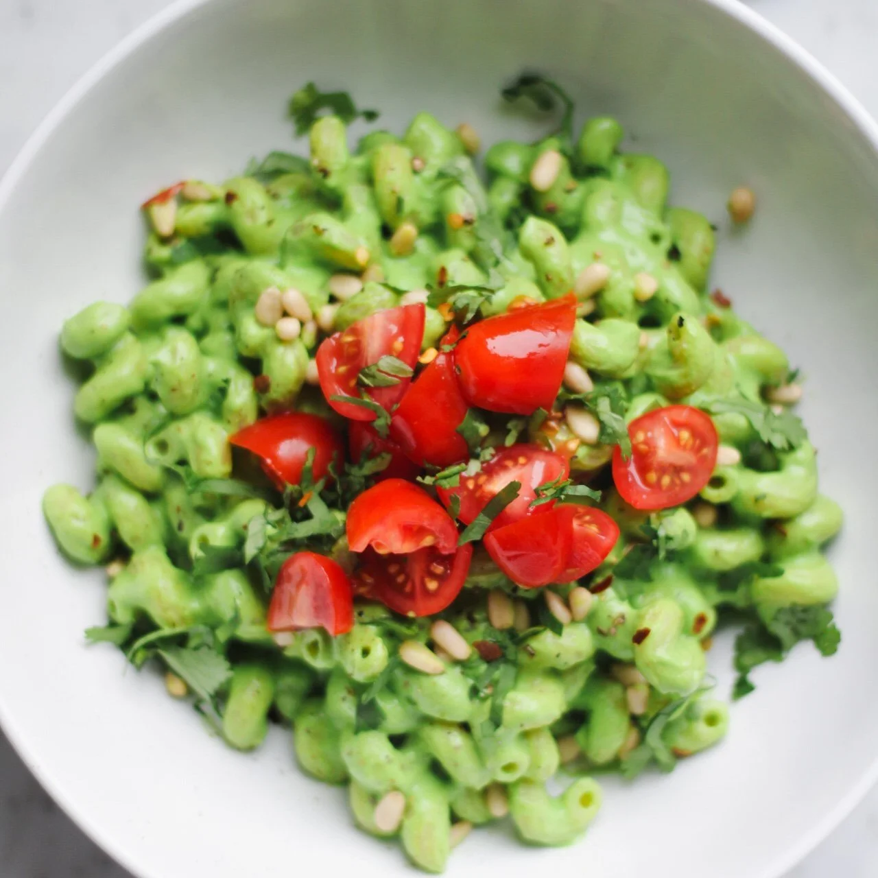 Spinach Avocado Pasta