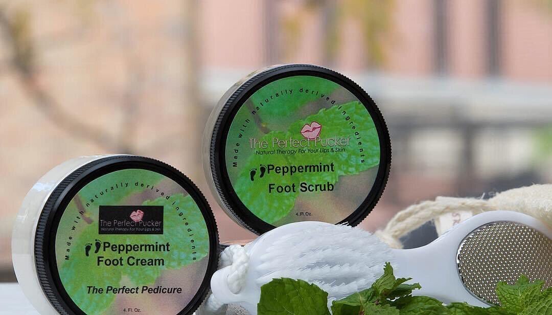 Just because we&rsquo;re transitioning from sandal season to sock season doesn&rsquo;t mean you should start neglecting your feet. Our peppermint foot care products are perfect for an at home pedicure. The pumice in the foot scrub makes it perfect fo