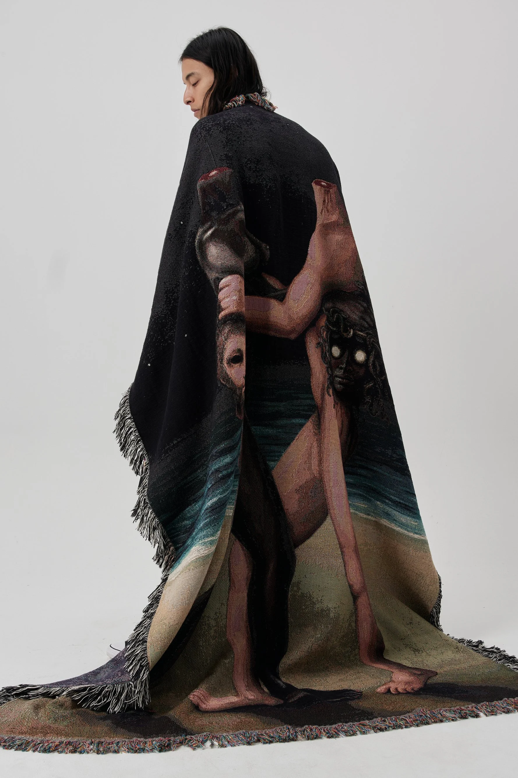SOLIS LUNE WOVEN CEREMONIAL BLANKET