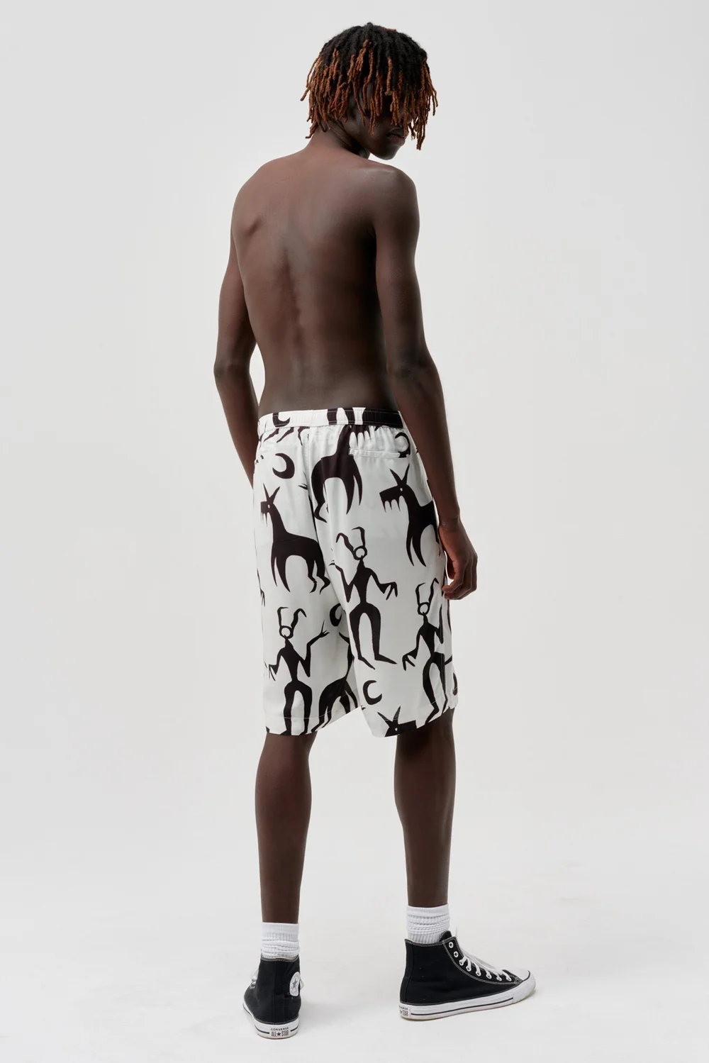 Endless Joy AW23 Cromagnon Ecru, Classic Rayon Board Shorts