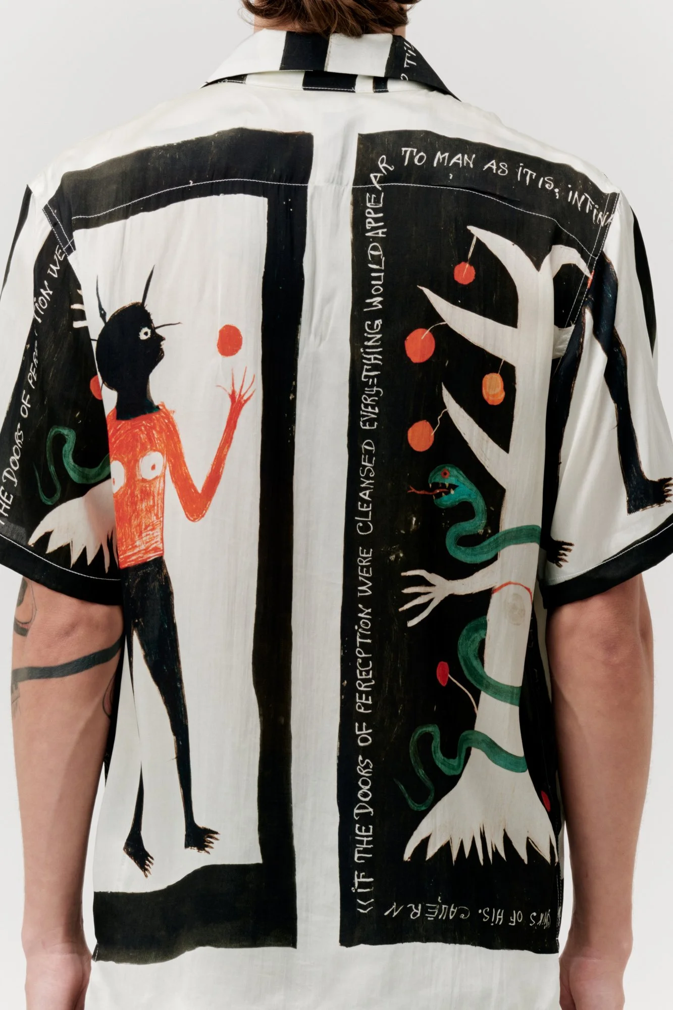 endless-joy-gnosis-printed-silk-satin-short-sleeve-shirt-back-close-up
