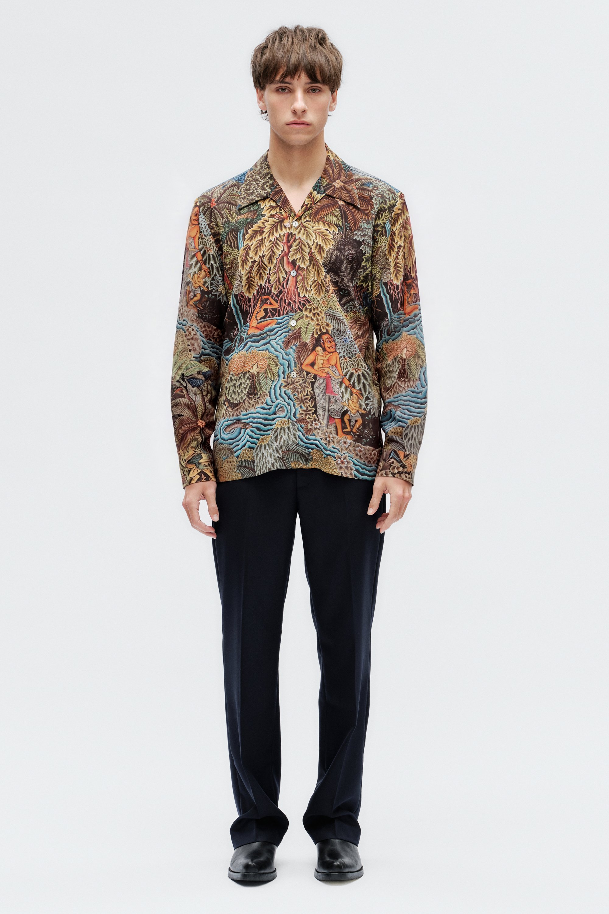 MEMEDI MODAL LONG SLEEVE SHIRT
