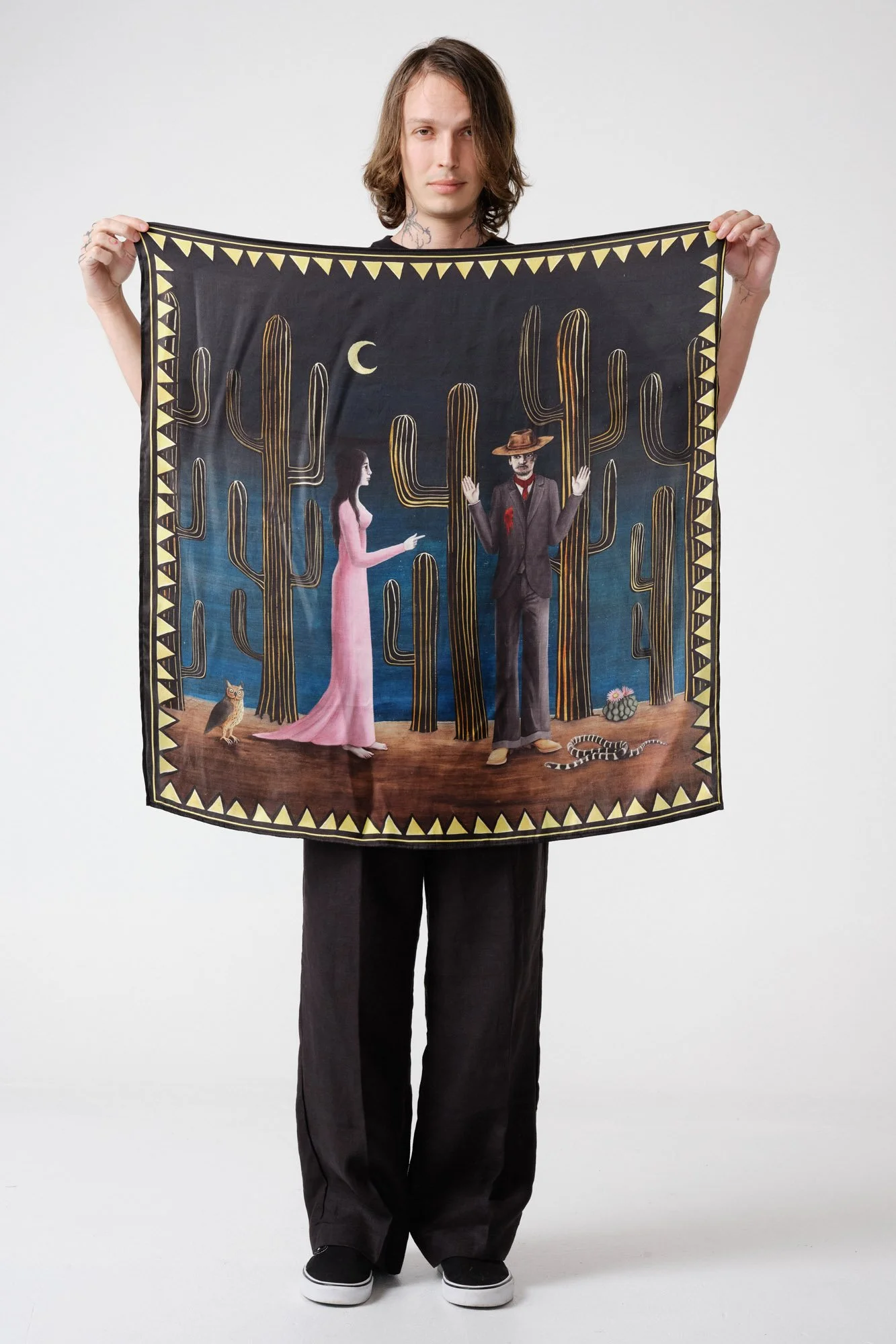 endless-joy-bang-bang-blue-printed-silk-satin-scarf-front
