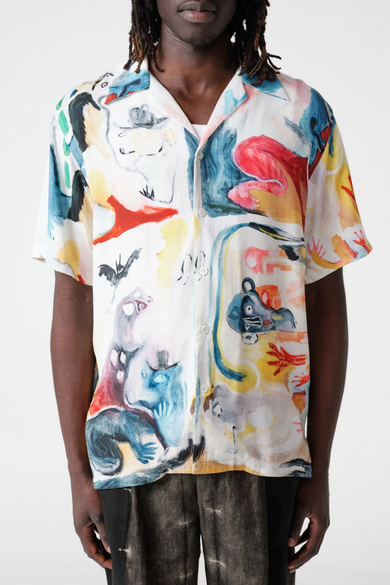 endless-joy-pipe-dream-printed-short-sleeve-shirt-front-close-up