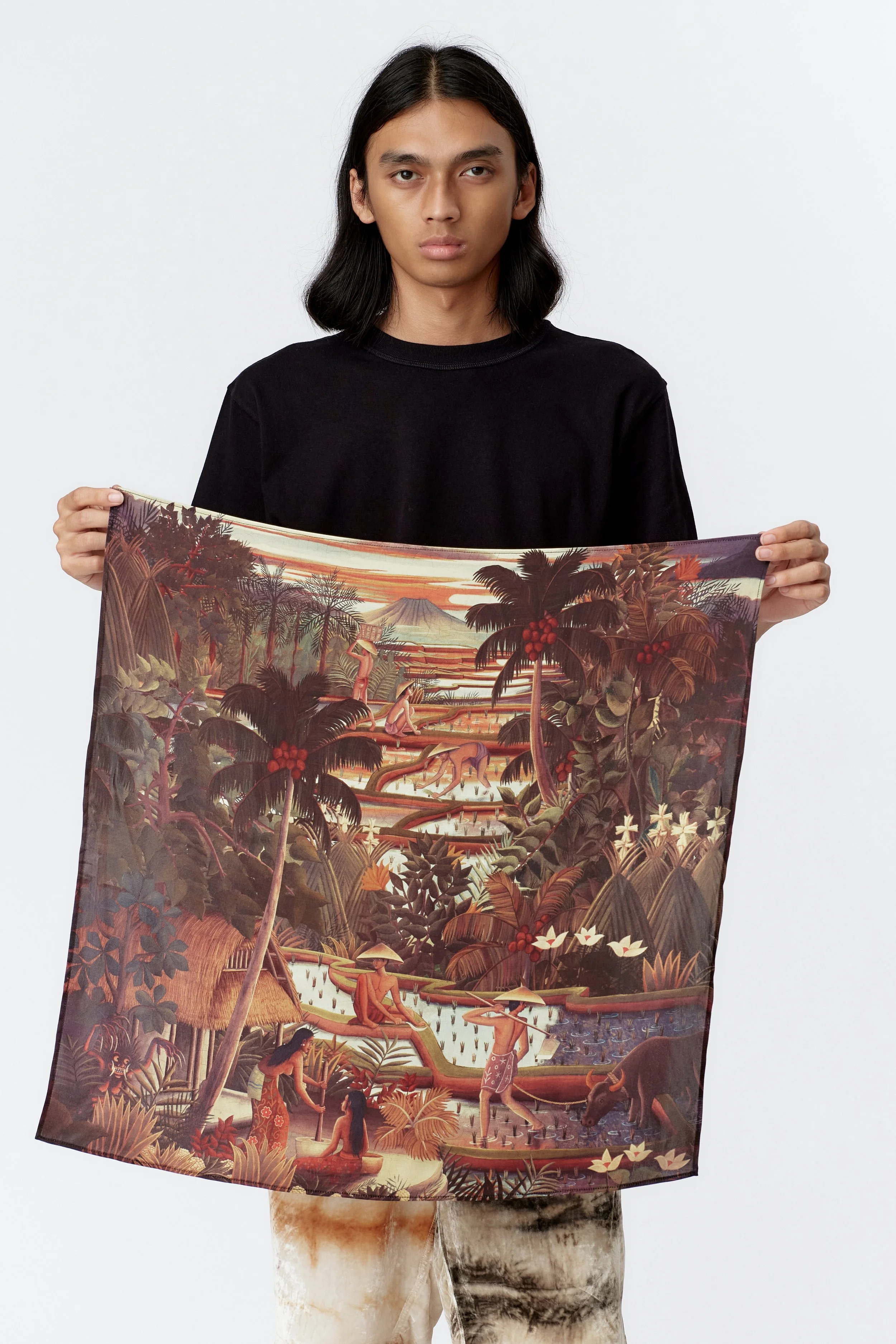 SUBAK SILK SATIN SCARF