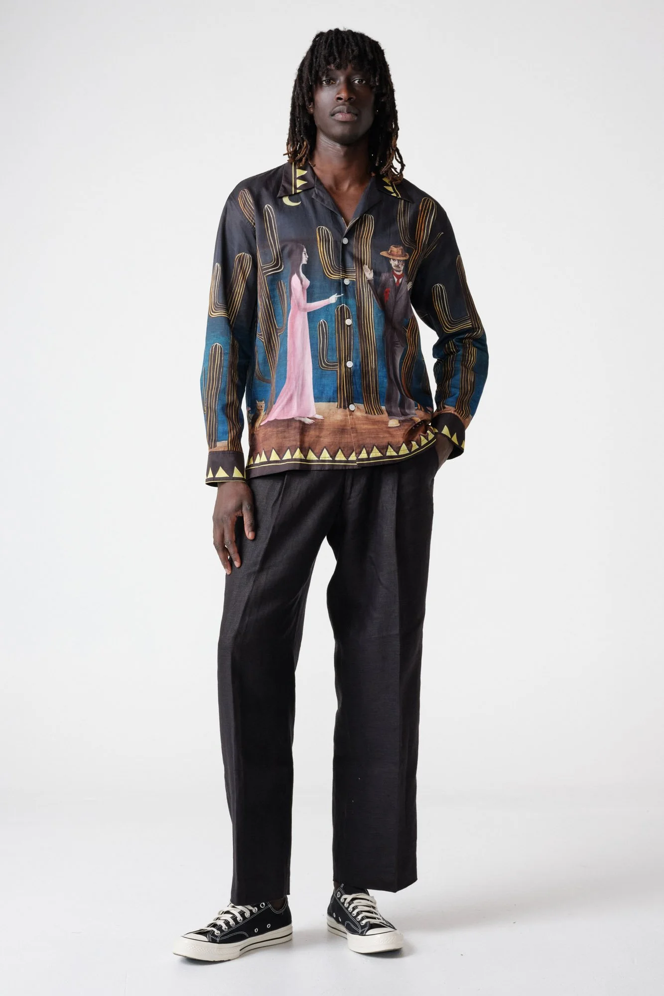 endless-joy-bang-bang-blue-printed-silk-cotton-long-sleeve-shirt-front-relaxed
