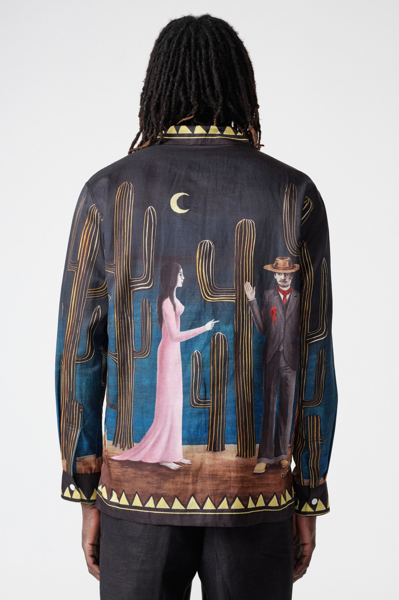 endless-joy-bang-bang-blue-printed-silk-cotton-long-sleeve-shirt-back-close-up