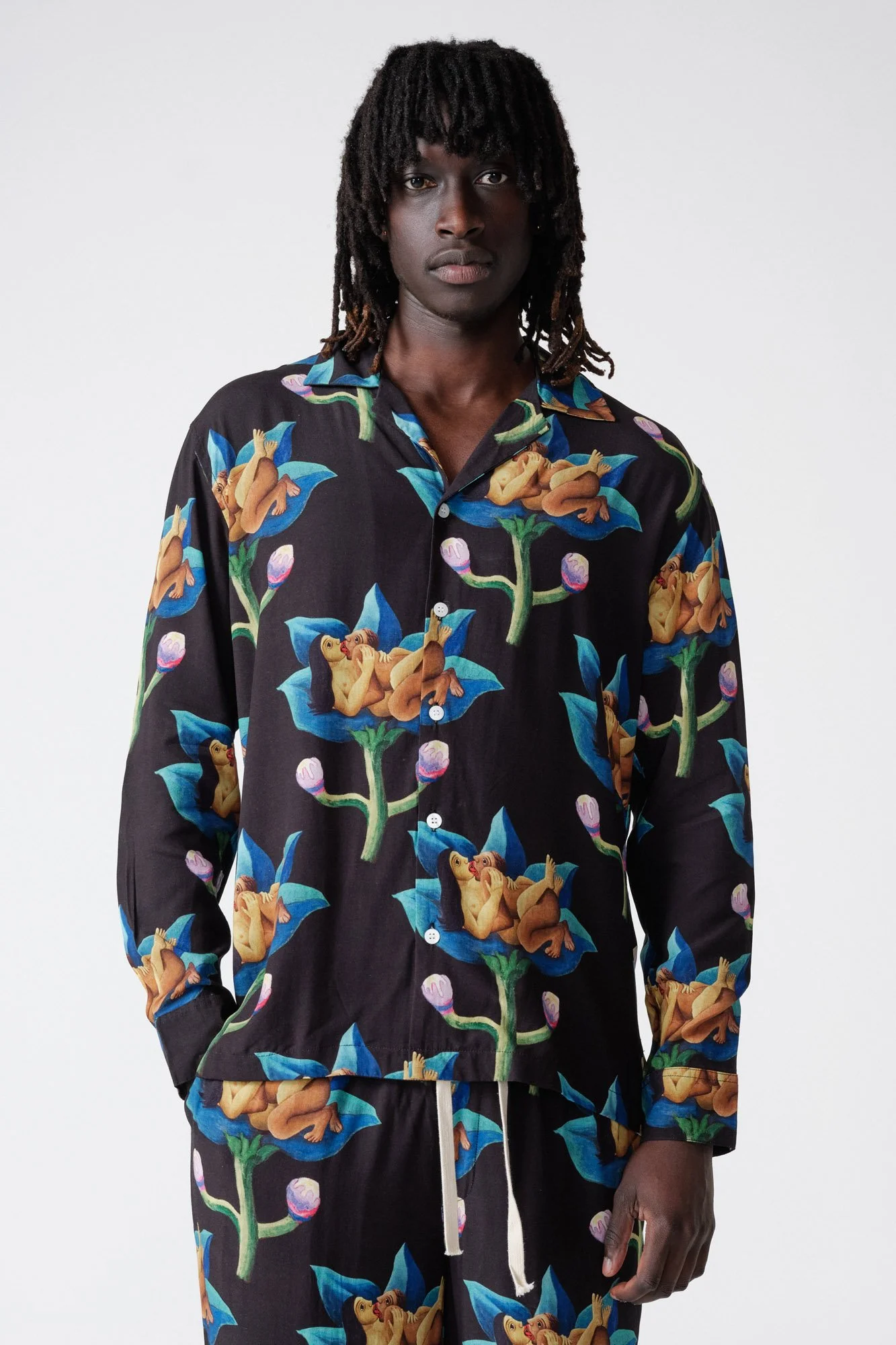 endless-joy-dendrophilia-printed-rayon-pyjama-set-front-close-up