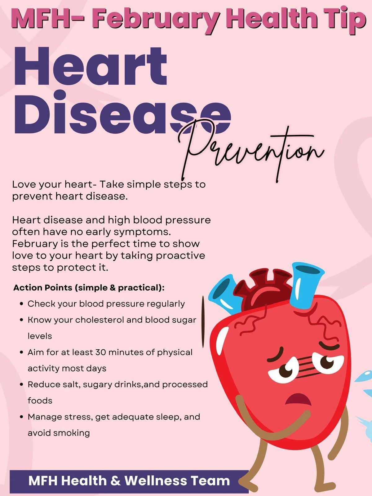 MFH February Health Tip - Heart Disease