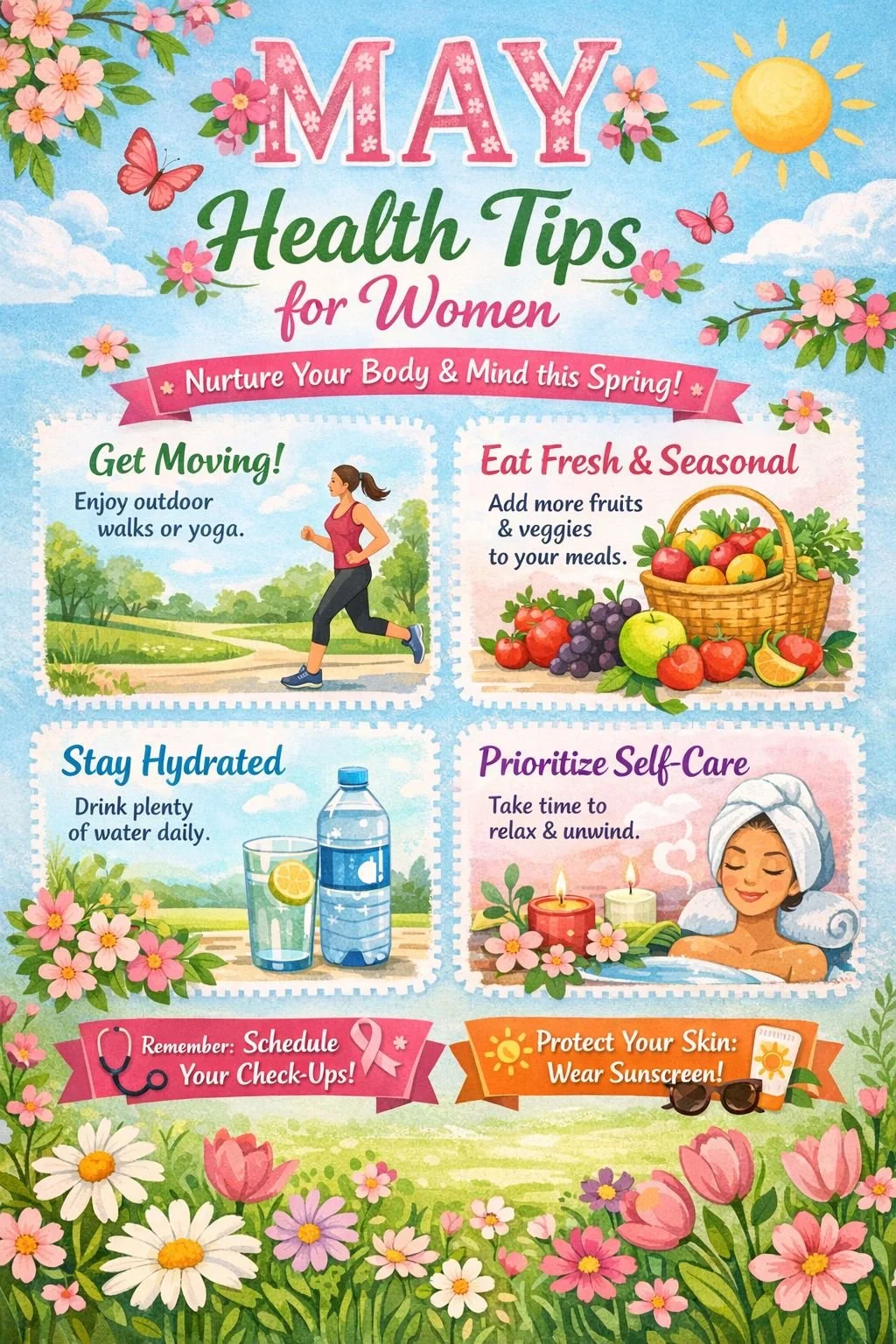 MFH May Health Tip - Nurture Your Body &amp; Mind this Spring!