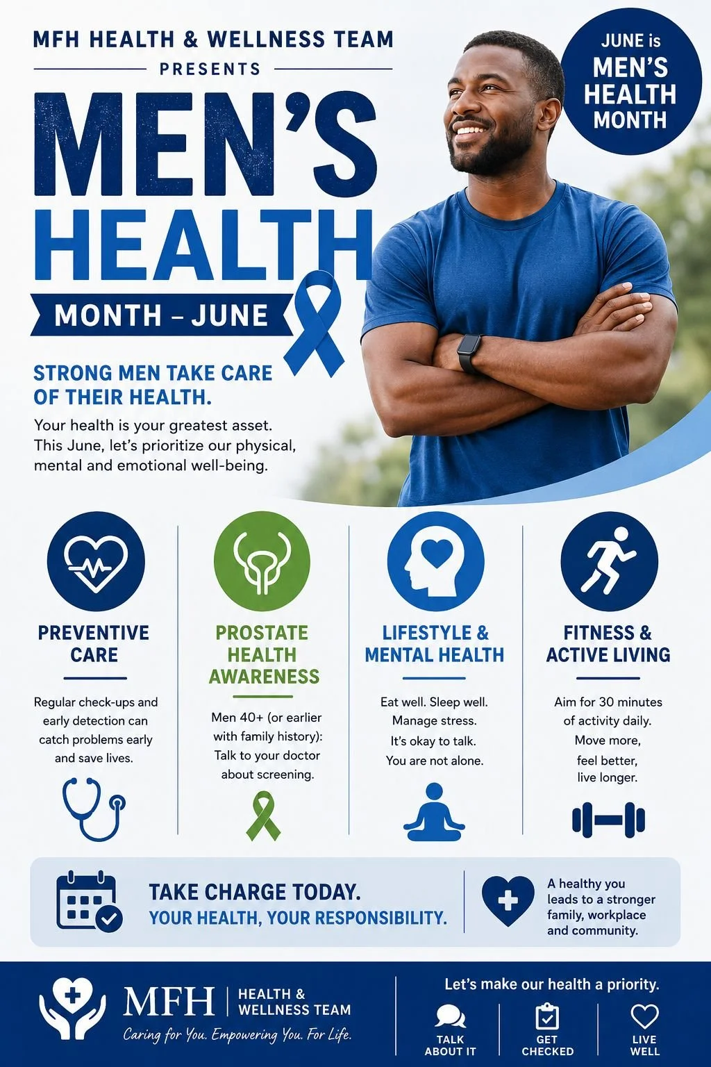 MFH June Health Tip - Men’s Health Month