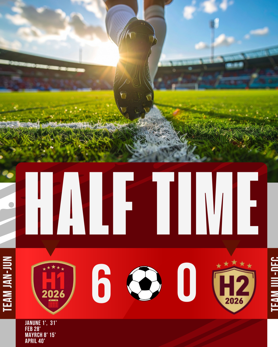 HALF TIME⏳