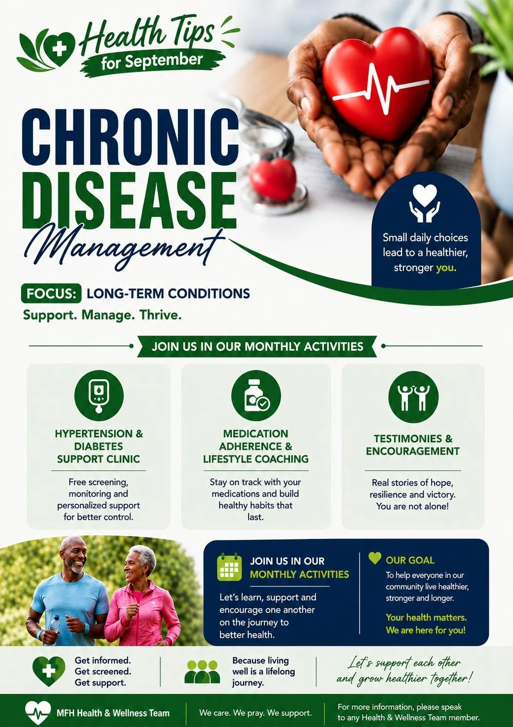 MFH September Health Tip - Chronic Disease Management