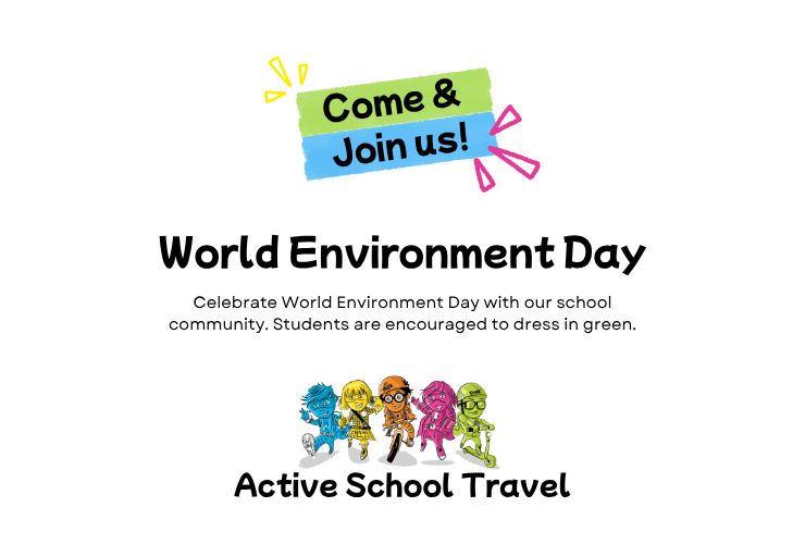 Active School Travel: World Environment Day